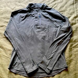 Janji Mercury knit quarter zip pullover ‘Plateau’